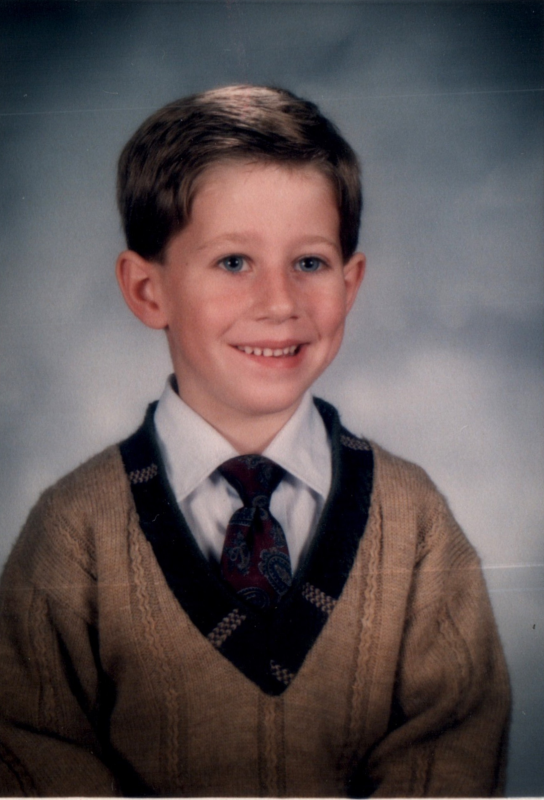 Nicholas Nendel 1st grade school picture, 7 years old