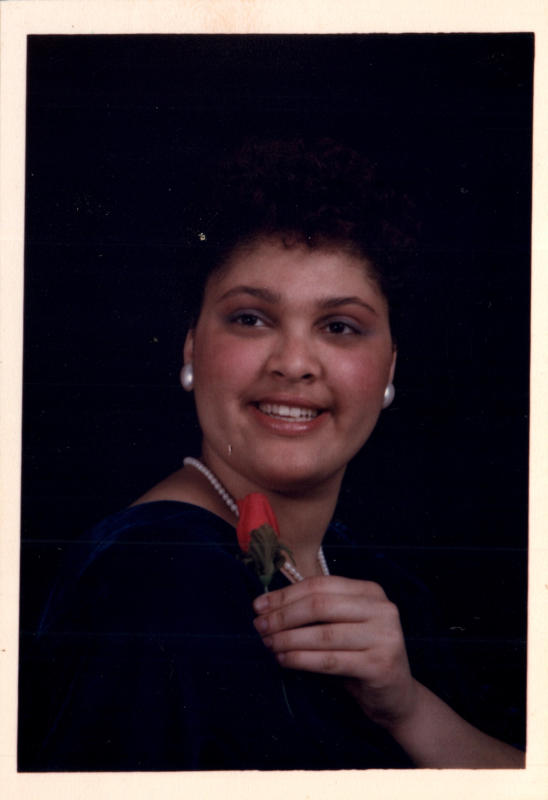 Graduation portrait with the caption: "Dear Mr. and Mrs Bogdan, The Lord has truly blessed Highway, but you are its most precious gift. Class "89" Love, (Name illegible)."