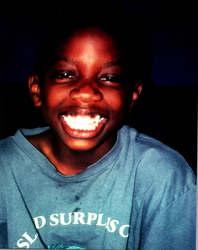 Portrait of a young boy smiling