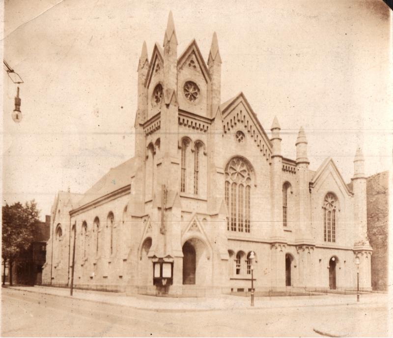 Picture of the church building at 19th and Green Streets