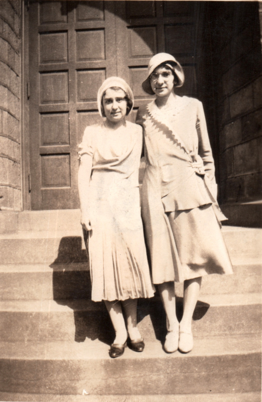 Portrait of two women