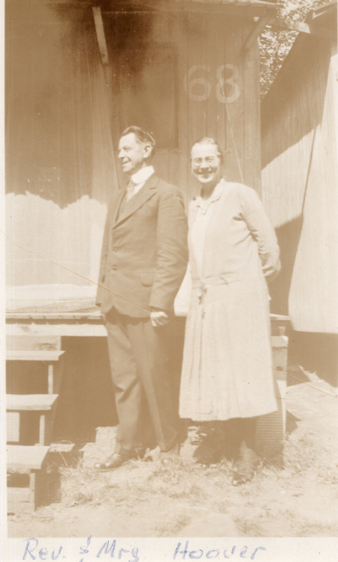 Portrait of Rev. and Mrs. Hoover