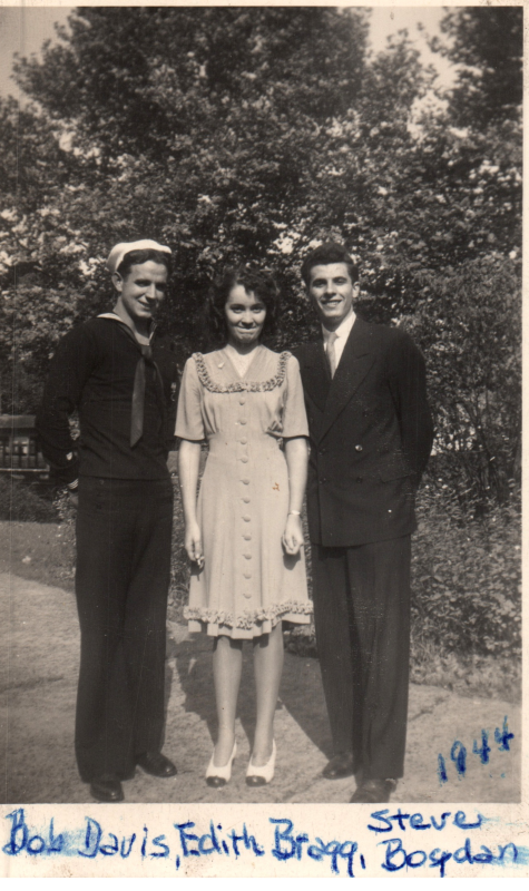 Left to Right: Bob Davis, Edith Bragg, and Steve Bogdan