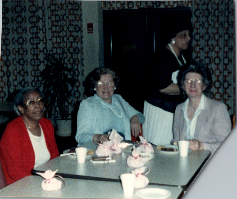 Mrs. Bogdan and Betty Roberson with a woman