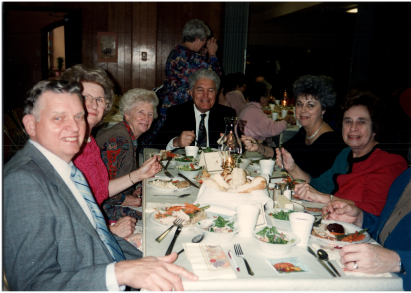 Diners sat together