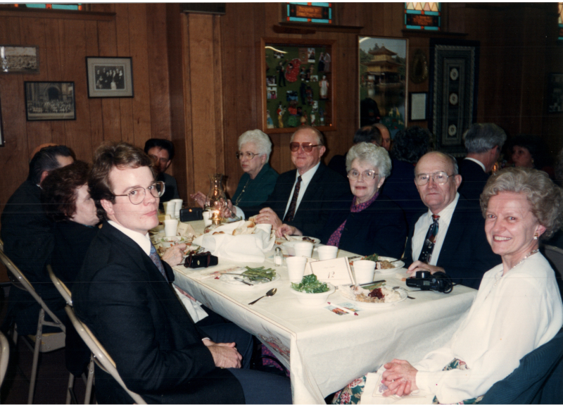 Diners sat together