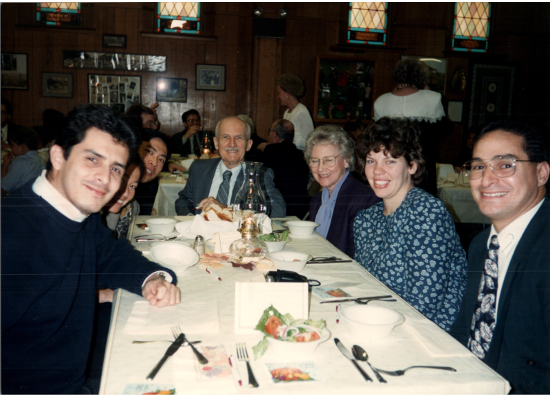 Diners sat together