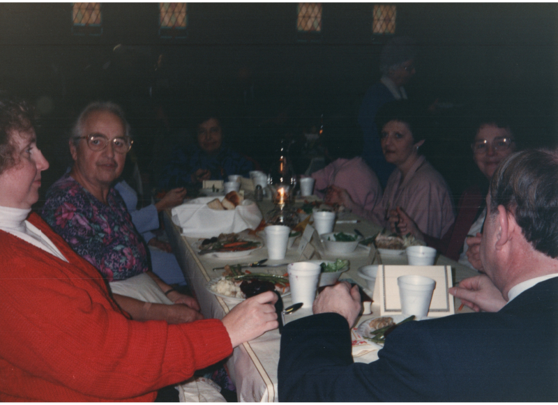 Diners sat together