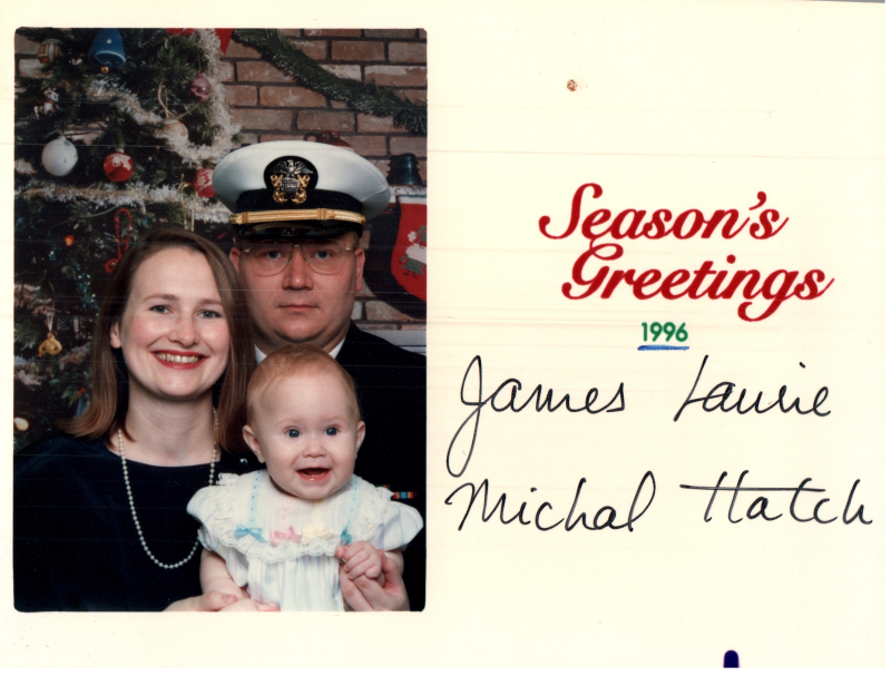 Holiday card from the Hatches