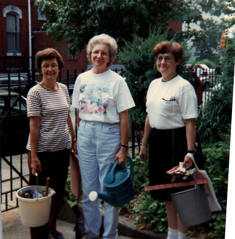 The Garden Angels smile for a portrait