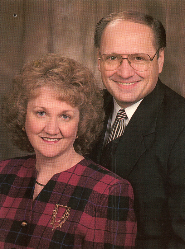 Portrait of of Don Meyer, speaker at Highway's 103 Anniversary, with his wife