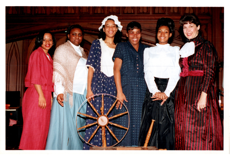 The Sable Sistes in costume