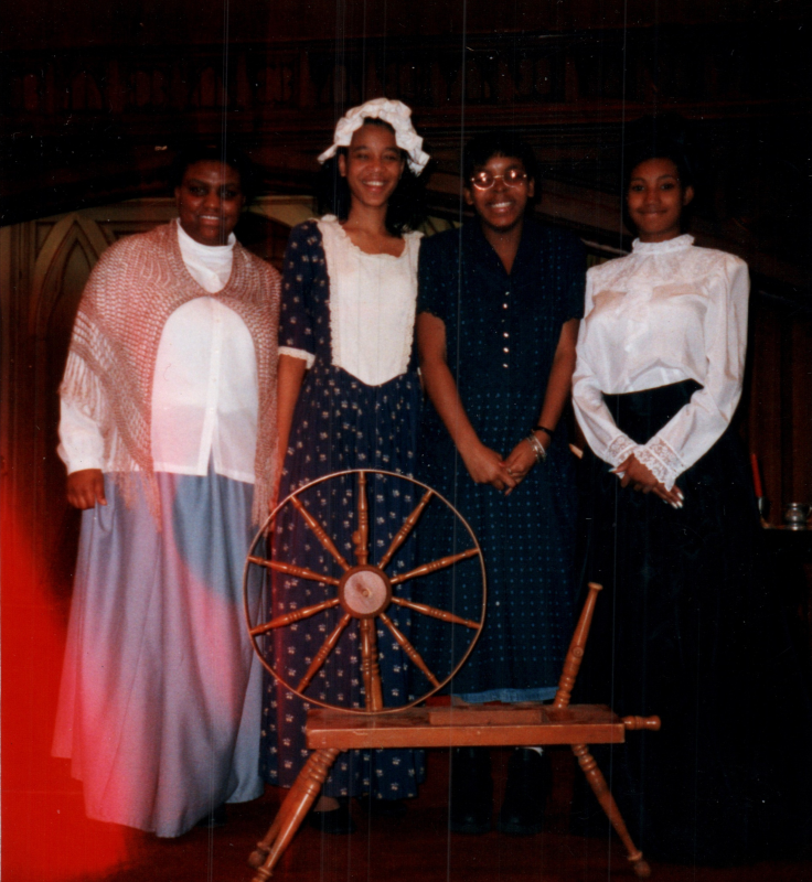 Cast of The Sable Sisters smile together