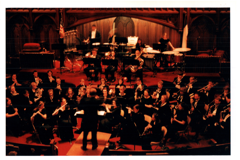 Roberts Wesleyan Band performing