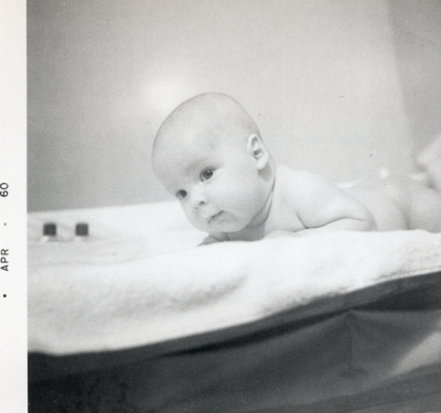 Photograph of Paul Cantelon at 3 months old
