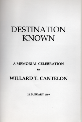 Program title page