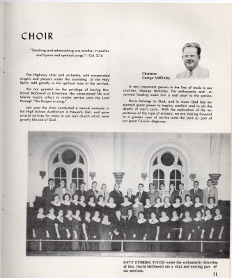 Page thirteen: Choir