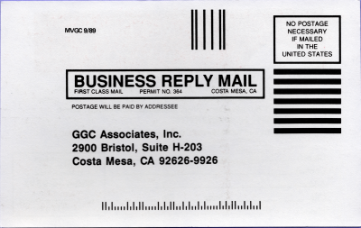 Company information for resident lists, GGC Associates, Inc. in Costa Mesa, CA