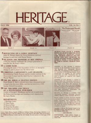 Table of contents