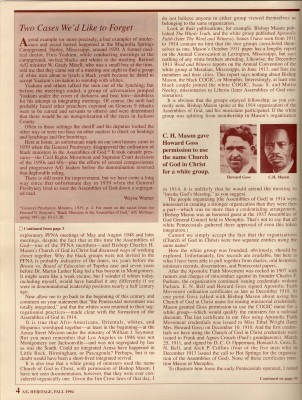 Article: "A Call for Love, Tolerance, and Cooperation"
