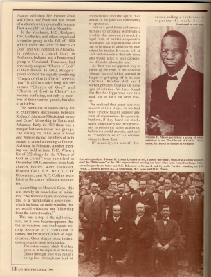 Article: "The Assemblies of God: 'A Good Name'"