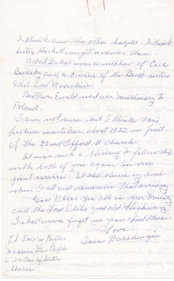 Identifying older members of Highway's congregation for the Bogdans