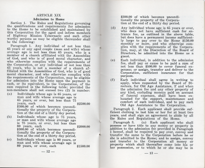 Article XV: Bonds, Article XVI: Standing Committees, Article XVII: Seal, Article XVIII: Dissolution of The Corporation