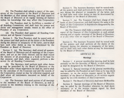 Article VIII continued, Article IX: Meetings