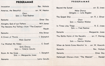 Order of worship