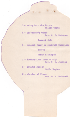 Program page two