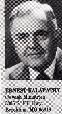 Portrait of Ernest Kalapathy that identifies him as a Jewish Ministries missionary