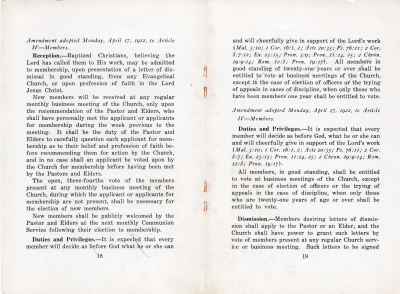 Manual: Article IV- Members continued